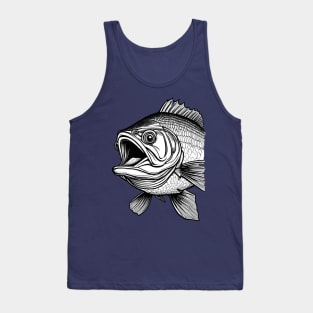 Big Mouth Bass Tank Top